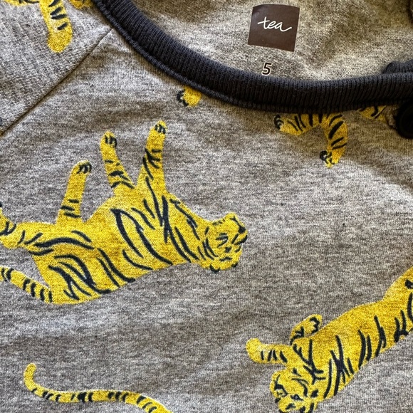 NWOT Tea Collection Lion Dress Size 5 - Picture 2 of 6